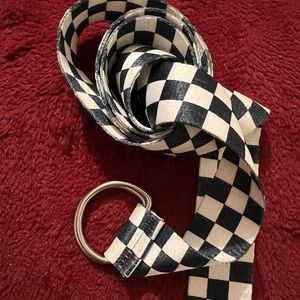 ✨3/$20✨Black and White Checker Belt